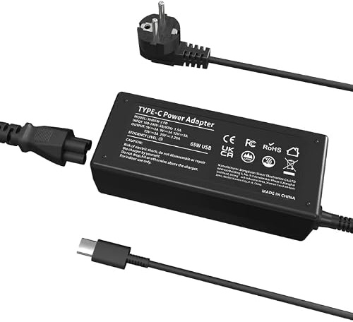 65W Cargador Portatil Tipo C,Ordenador USB C Adaptador para touts