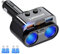 SUPERONE 200W 2-Socket Cigarette Lighter Splitter Power Adapter, USB C Car Charger with 18W Power Delivery 3.0 & Quick Charge 3.0 for iPhone 12/11/11 Pro/X/8/7, Samsung, Google Pixel and More
