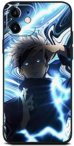 Satoru Gojo Anime-Handyhülle, einzigartige Manga-Kunst, weiche Silikonhülle für iPhone 11