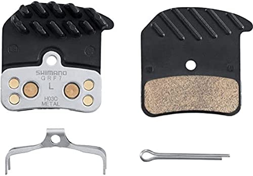 SHIMANO Unisex – Erwachsene H03C Scheibenbremsbelag, Schwarz,Grau, Einheitsgröße