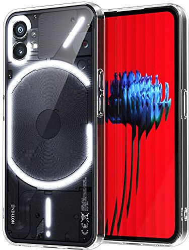 X-level für Nothing Phone 1 Hülle, [Guardian Serie] Soft Flex TPU Case Ultradünn Handyhülle Silikon Bumper Cover Schutz Tasche Schutzhülle Kompatibel mit Nothing Phone 1 - Transparent