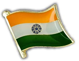 Pin's Drapeau Inde Flottant - Indien - Drapeaux - qualité de finition - Epingle - Broche - Badge - PINS ASIE OCEANIE