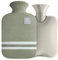 König Design XXL Wärmflasche weicher Plüsch Bezug 2L Wärmflaschen Bettflasche Handwärmer (Grün, 2 Liter)