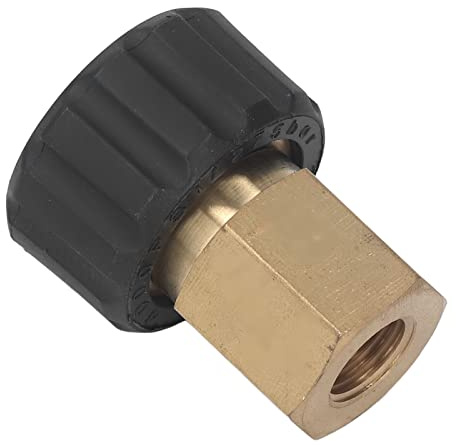 Hochdruckreiniger-Adapter G1/4 Zoll auf M22x1,5 Mm Gewinde Ersatz für Hochdruckreiniger (Buchse auf Buchse 14 mm Außendurchmesser)