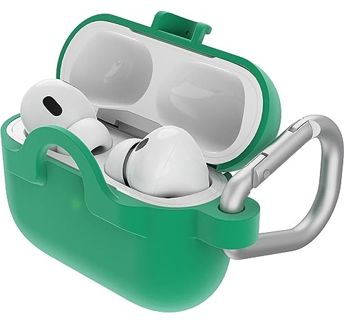 OtterBox Soft Touch Kopfhörer Hülle für AirPods Pro (1.gen / 2.gen) & AirPods Pro 2, stoßfeste, sturzsichere, ultraflache, Kratz- und Abriebfeste Schutzhülle für Apple AirPods, Grün