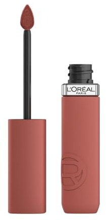 L'Oréal Paris Pflegender Lippenstift mit mattem Finish, Für leuchtende Farben mit bis zu 16 Stunden Halt, Infaillible Matte Resistance, Nr. 635 Worth It Medium, 5 ml