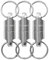 KeySmart MagConnect Magnetic Key Holder for Purse, Key Chains for Car Keys - Detachable Key Ring Quick Release Keychain for Men - Mens Key Chain Rings Heavy Duty Key Ring - Titanium EDC (3-Pack)