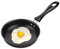 NCONCO Non Stick Frying Pan Small Frying Pan for One Egg with Glass Lid Camping Frying Pan Egg Frying Pan with Handle Heat Resistant Pot, Portable Omelet Egg Pancake Maker for Gas Stove Induction Hob