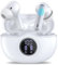 Bluetooth Kopfhörer, Kopfhörer Kabellos Bluetooth 5.3 In Ear Kopfhörer mit 4 Mikrofon Noise Cancelling Ohrhörer, HiFi Stereo Tiefer Bass 50 Std Spielzeit Kabellose Kopfhörer mit LED Anzeige USB-C Weiß