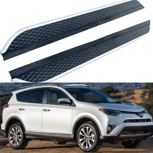Longyeauto Marchepieds latéraux pour Toyota RAV4 2013-2018