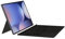 Samsung Book Cover Keyboard Custodia per tablet con tastiera retroilluminata per Galaxy Tab S9 Ultra | Tab S10 Ultra, Nero