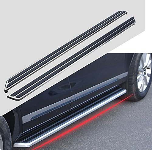 Kingcher Marchepied latéral pour VW Volkswagen Touareg 2012-2016