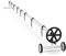 Uniprodo Enrollador para Piscina Cobertor Flotante Uni_Pool_Reel_570 (De 3,0 a 5,7 m, Móvil, Fabricado En Acero Inoxidable, 8 Correas Incluidas)