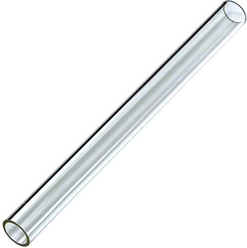 DEALOURUS Tube en verre de rechange pour chauffage de terrasse Pyramid compatible avec de nombreuses marques britanniques 125 cm x 10 cm