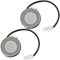 SPARES2GO Universal Cooker Hood LED Light Vent Extractor Lamp Round 54.5mm 1.6W Pack of 2