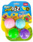 Tatoy Slimy StickOzz 4er Pack - 2 x Neon und 2 x GID Klebebälle zum Drücken, Quetschen und überall Hinwerfen, klebrige Spielbälle für Kinder, Sensory Antistress Fidget (ab 3 Jahre)