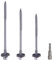 Paquete de 30 tornillos autoperforantes de cabeza hexagonal de acero al carbono de 6,4 x 140 mm con arandelas EPDM para fijar paneles sándwich (30, 6,4 x 140 mm)
