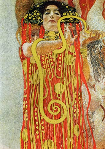 Kunstkarte Gustav Klimt Medizin, Ausschnitt: Hygieia