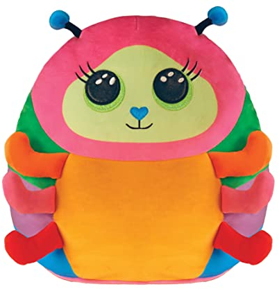 TY Beanie Boos - Squish a Boo Caterpillar Nessa - 35 cm, Mehrfarbig, 2009314