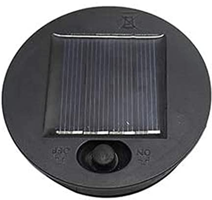 Solar Replacement Top LED Lantern Lights Replacement Solar Panel Lamp Battery Box for Outdoor 7cm Diameter Replacement Solar Panels for Garden Lights