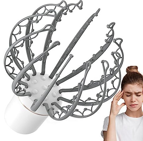 Electric Head Massager Scalp,Portable Battery Powered Scalp Massager | Vibrating Scalp Massager, Hair Scalp Massager, Head Scalp Massager for Men and Women Bexdug