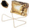 WRITWAA Elegante Abendtasche FüR Damen Aus Glitzerndem Gold, MittelgroßE Clutch Mit Schulterriemen, Perfekt FüR Partys Und Hochzeiten