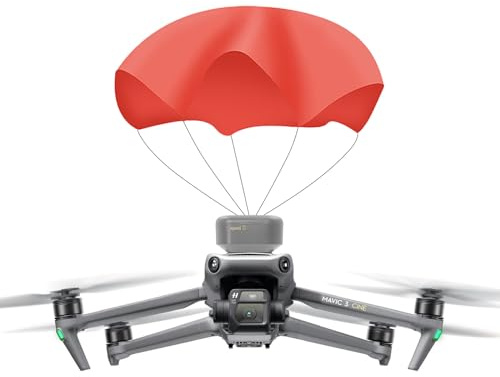 Manti 3 Plus UAV Flight Safety Guard, 2024 Upgraded Big Auto Umbrella, Drone Parachute for DJI Mavic 3/Mavic 3 Classic/Mavic 3 Cine/Mavic 3 Pro/Mavic 3E/Mavic 3T/Air 3/Air 2/Air2s/Mavic Pro/Mavic 2, Quick Reaction, General perpose