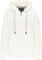 Elbsand Kelda Damen Sweatjacke mit Kapuze, Zip-Jacke, Reißverschluss (DE/NL/SE/PL, Alphanumerisch, L, Regular, Regular, cloude White)
