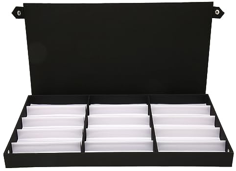 Organizer Per Occhiali da Sole con 15 Griglie,Sunglass Organizer, sunglasses case in Tessuto di Nylon, Organizer Per Occhiali da Sole, Vassoio Espositivo Multifunz per Occhiali Da Sole E Da Vista