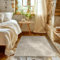HomebyHome Kurzflor Teppich Läufer 80 x 150 cm Beige Hoch-Tief 3D Effekt Teppich Waschbar, Flauschig und Extra Weich - Skandinavisch Boho Muster Teppich für Wohnzimmer, Schlafzimmer und Küche