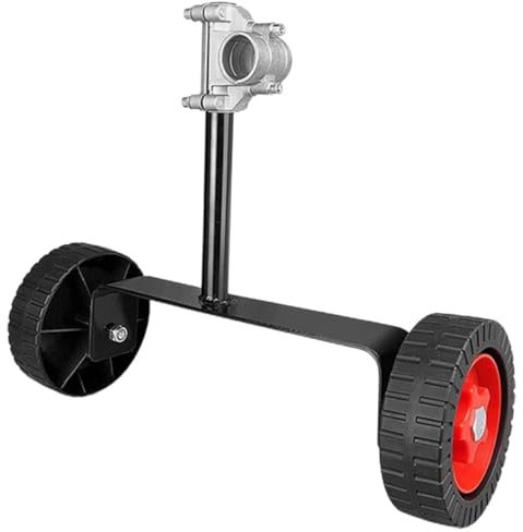 ORFOFE Garden Mower Support Caster Wheel Einstellbare Handtruck-räder Für Rasenmäher Und Generatoren Langlebig Und Installieren Für Gartenarbeiten