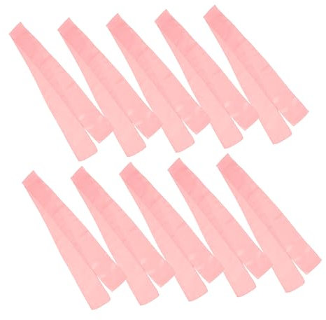 Hemobllo 10pièces Nœuds De Chaise pour Mariage Banquet Fête Ceintures De Ruban Satin Or Rose Décorations De Chaise Lot