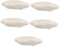 Holibanna 5 Pezzi Piatto di sushi sashimi piatti per antipasti piatto decorativo per alimenti cena vassoio di ostriche piatti di ostriche piatti piani in ceramica bianca