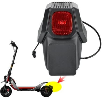 XinGeeek Schutzblech hinten für Segway Ninebot ZT3 Pro Elektroroller mit Rückleuchten (mit Rücklicht)