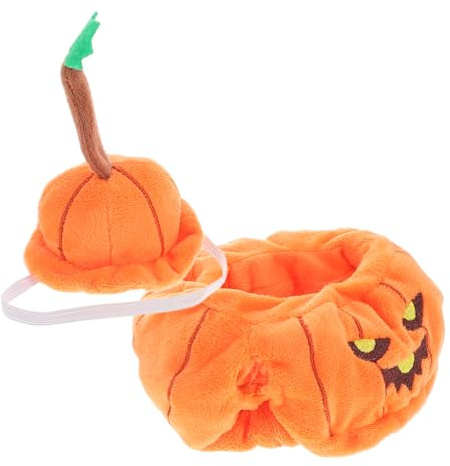 Supvox Kürbis-Outfit Kleidung Für Puppen Halloween Kostüm Einfache Puppenmütze Dekorative Mini-puppenkleidung Winzige Kleidung Zum Basteln Kleine Zum Basteln