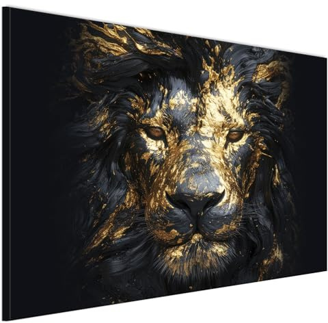 LUMASOUL Wandbilder Wohnzimmer Leinwandbild Tiere 15 90x60 cm | 1-teiliges Bild für Schlafzimmer, Flur, Büro und Küche, modernes Foto-Motiv