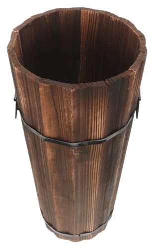 COLLBATH Portaombrelli in Legno Marrone, Raffinato Supporto per Ombrelli | Hotel Umbrella Stand, Umbrella Stand For Outdoor, Umbrella Bucket, Umbrella Rack, Umbrella Container