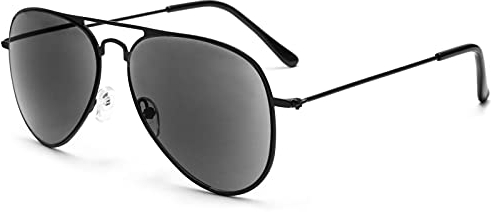 VEVESMUNDO Herren Lesebrille Sonnenlesebrille Metall Sonnenschutz Sonnenbrille Getönt Lesehilfe mit Etui (Schwarze Sonnenlesebrille, 1.5)