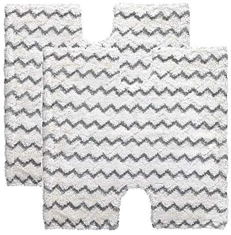 MEETOZ 2pcs Microfiber Steam Mop Pads Replacement for Shark Lift-Away Genius Steam Pocket Mop S3973 S3973D S3973WM S5002Q S5003A S5003D S601W S6001WM S6002 S600 Washable Compatible XTP184