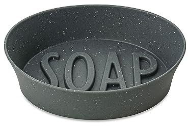koziol SOAP Seifenschale RECYCLED NATURE GREY