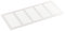 Steinberg14 Griglia di Ventilazione Rettangolare 500x200 mm - Griglie di Aerazione in Metallo Bianco - Serranda di Scarico dell'aria con Zanzariera - Copri Bocchetta Interna a Parete e a Soffitto