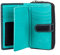 VISCONTI Leder Portemonnaie Damen RFID Schutz Geldbeutel Damen Geldbörse Bifold Mehrfarbig Portmonee in Geschenk-Box - Aqua