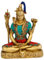 Satyaexports Shiva-Statue, Messing, Standard, mehrfarbig, Lord Shiva