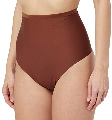 Triumph Damen Triumph Shape Smart Highwaist String Underwear, DARK CARAMEL, L