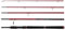 PENN Squadron III Travel Salzwasser Spinnrute, Spinnrute, Spinnruten, Meer – Küstenangeln, Dorsch, Pollack, Barsch und mehr, Unisex, Rot, 2,40 m | 15–40 g