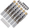 ZYWUOY Headless E-Gitarre Bridge Chord Plate, 1 Set 6 Saiten Headless Guitar Bridge Ersatz Zubehör