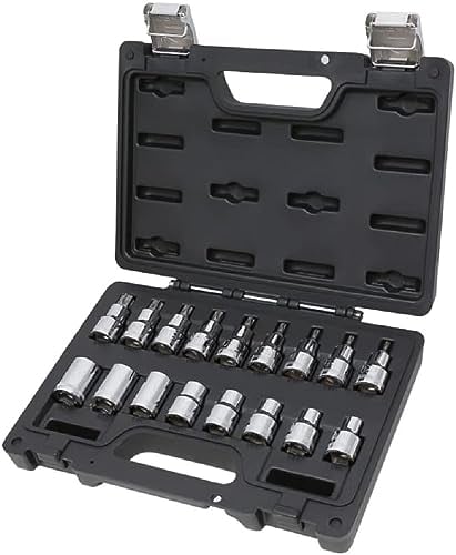 Beta BW 923E-FTX/C17 - Assortimento di 17 chiavi a bussola per viti con profilo Torx® in cassetta di plastica