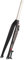 Forcelle Rigide MTB 26/27.5/29 Pollici Mountain Bike Forcella Anteriore Freno A Disco 1-1/8'' Tubo Dritto Forcelle Anteriori for Biciclette Lega di Alluminio QR 9mm (Color : Gray, Size : 26)
