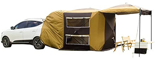Tienda de campaña para Coche para SUV RVing, Tienda Trasera Grande para Coche, toldo SUV para Refugio Solar, Tienda de campaña Universal para vehículo para 4 Personas