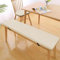 3CM Dicke Sitzauflage Sitzkissen Bank, Bankauflage Bankkissen, Waschbare Stuhlkissen Bankpolster, Gartenbank Auflage Outdoor, Sitzkissen Groß für Stuhl Boden Bürostuhl,Hellbeige, 160x40x3cm